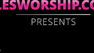 busty milf says, 'look at this teen 18+ i found at the porn show'