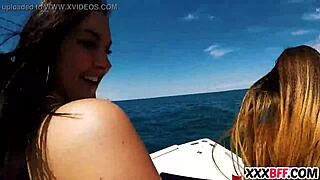 Sexy Teen 18+ Hoes Engage In Hardcore Group Lesbian Action On Boats.