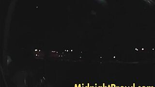 Cock Sucking Slut Daisy Dukes Is Ass Fingered On The Midnight Prowl