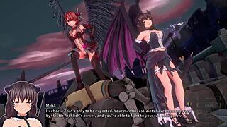 i-i'm petrified ricca turning into succubus in this 4k hentai game