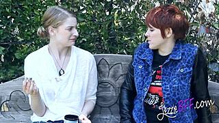 lezzie bff teen 18+ lesbian threesome getting wet