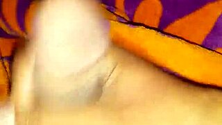 Young guy masturbating big cock to orgasm edge.