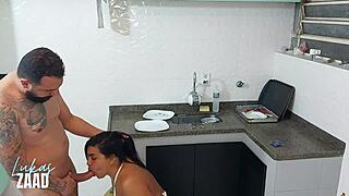 i caught my maid in just an apron and fucked her ass hard