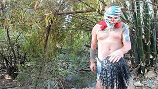 i took my aunt to the waterfall, ate her ass, and filled her with cum