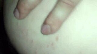 Feeling the intense pounding of big black cock on white ass