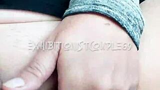 Overcome By Desire While Traveling, I Finger Myself