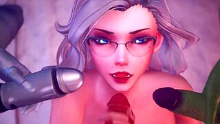dr lily fucks captain in 3d hentai game