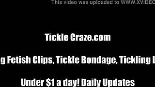 ITS TIME FOR A LITTLE 18+ 3 ON 1 TICKLE TORTURE SESSION WITH BOUND LESBIANS