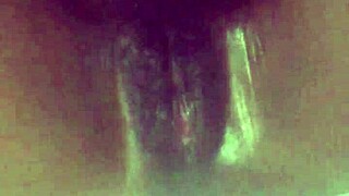 she rides dildo in pussy and anal until creampie