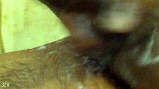 Intense masturbation session in the shower
