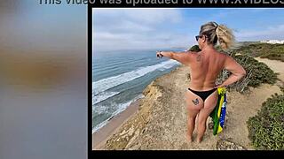 lisa aranha tried to be sensual but almost fell off the stairs