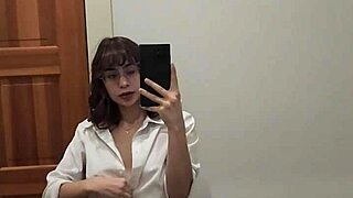 watch this cute teen rip clothes off showing small tits and ass in pov solo