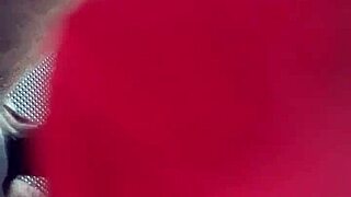 Sloppy blowjob in the car with ebony girl