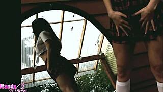 I-I strip tease outdoor for you