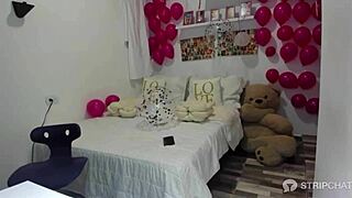 big tits colombian camgirl touches herself intimately