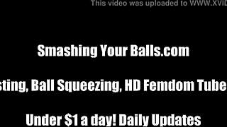 Those MILFs are kicking your balls hard, one after another