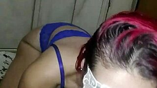 Redhead wife endures intense cock sucking