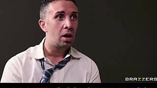 Hot Brunette Slut Seduces Her Driving Instructor For Her License