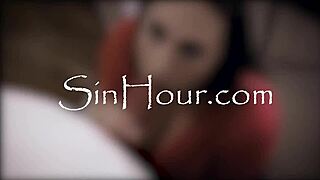 a petite 18+ blondie in stockings and lingerie prepares for her tiny ass to be stretched in intense assfucking. she reaches orgasm from the deep penetration.