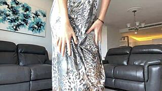 Melena Maria Rya rocks that maxi dress