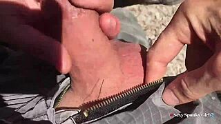 Sweaty Teen Blows in Park, Swallowing Cum Publicly