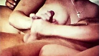 Vintage Retro Group Scene With Hairy Participants