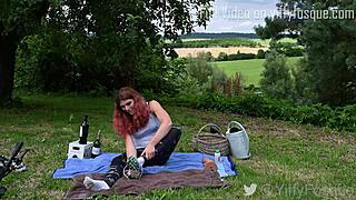 i got my ass fisted outdoors with that huge toy