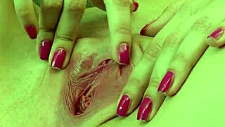 watch this busty teen 18+ager play with her big tits and pussy all alone