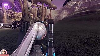 Aria Genesis Flashes Naked In Public Hentai Game For Cuckolding Cure