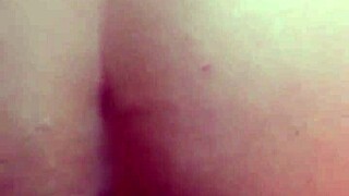 White BBW Bent Over in Doggystyle Position Receives Cumshot