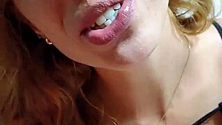 Hot blonde Sara Jay sucks big tits blowjob