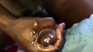 A Latina slut gets surprised with a creamy surprise from her Big black cock