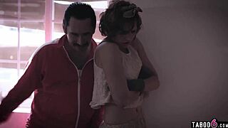 orphan teens get used to fucking with the dirty manager in a hardcore orgy.