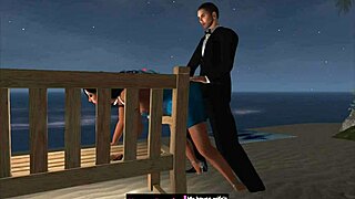 Sneaking Away For A Quickie At The Beach House Party