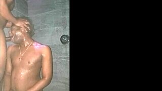 Must See Houston Gay Spa with Steamy Shower Action Outdoors