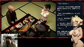 Wife cuckolded in strange inn by dominating yokai