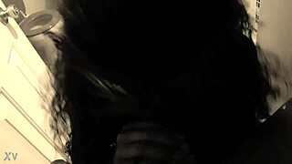 sloppybecky sucking big black dick in bathroom before anal