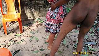 Astra Blaze says, 'This is my first hardcore outdoor adventure with a monster cock.'