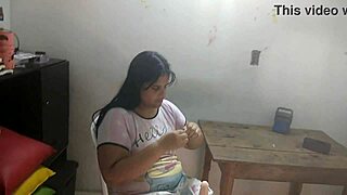 Husband Leaves, Latina Masturbates to Squirting Outdoors