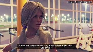 coach cheats with girlfriend's big ass friend, interracial banging monster cock