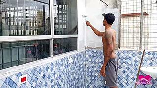 Mandy Rides Jhonn's BBC Anal