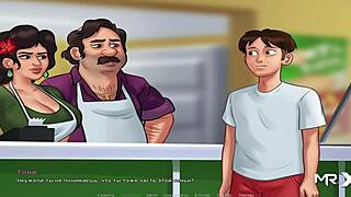 In Summertime Saga, Check Out the Mature Cumshot Scene in Episode 3, Part 28