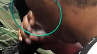 Trim cumshot in car scene.