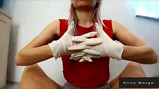 I gived pov handjob with big cum