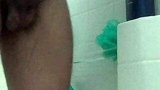 I'm washing my big brown dick right now.