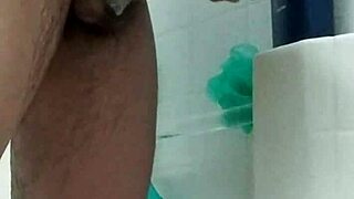 I'm washing my big brown dick right now.