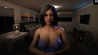 latina anime babe bound on desk, getting sexy massage and hard fucking with big tits bouncing 😍