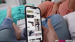 angel young 18+ is doing a double footjob on my cock and it's fun.