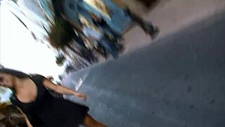 Bdsm model alex zothberg walks in antibes with skinny heels legs