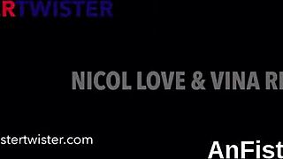 Old Bombshells Feel Intense Emotions During Lesbian Fisting And Stretching